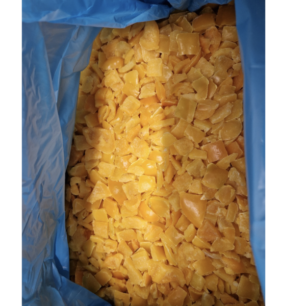 Gele Paprika blokjes 20/20 10 kilo doos - Afbeelding 2