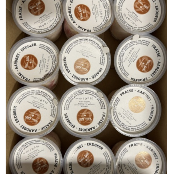 Coupe aardbei 12 stuks a 150 ml. "de Diepvriesman" - Afbeelding 3