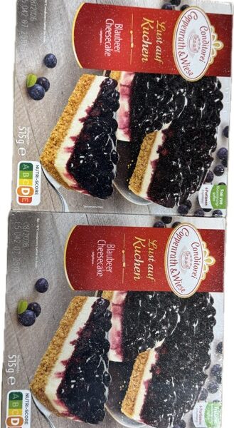 Bosbessen cheesecake 6x550 gram coppenrath & wiese *De Diepvriesman* - Afbeelding 2