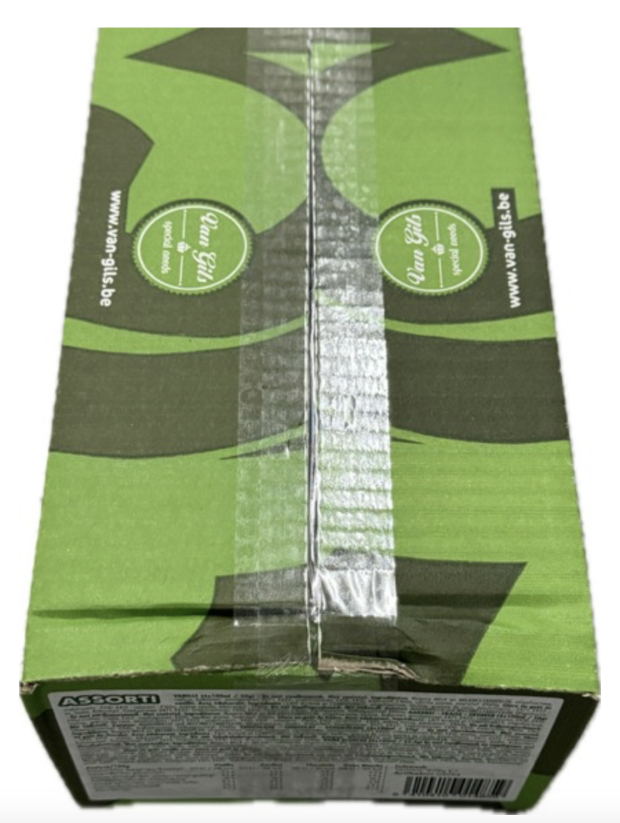 Suikervrij ijs mix doos 16 st.  Aardbei, vanille, chocolade en dame blanche   "de Diepvriesman"