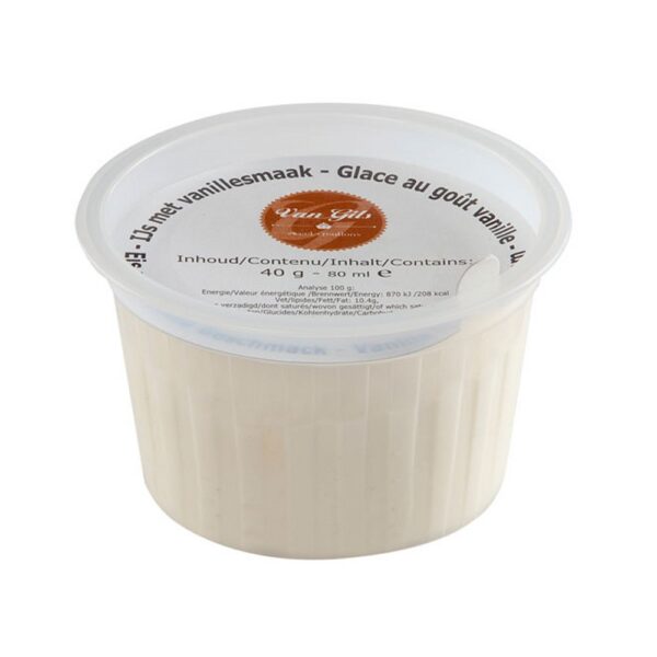 Mini vanille roomijsbeker 18x80 ml. *Diepvriesman*
