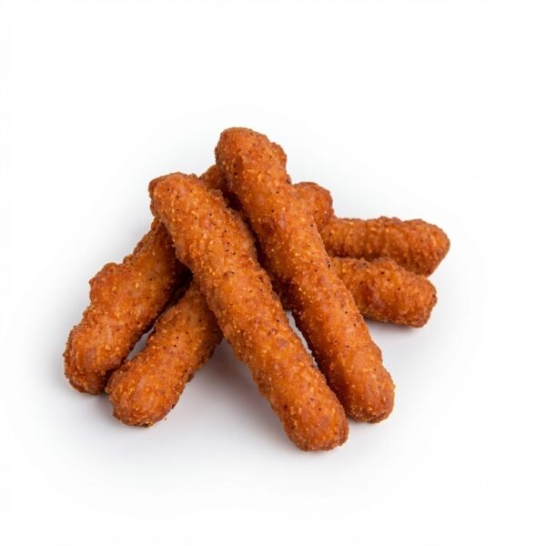 Mini Gepaneerde Kippenvingers 10 x1 kilo ca 2/3 cm lang Halal - Afbeelding 1