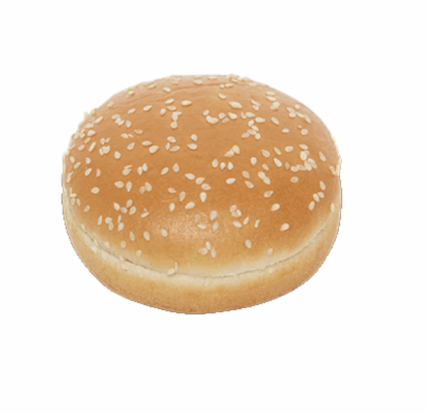 Hamburgerbroodjes Sesam 10cm doorsnee  48 x 55 gram