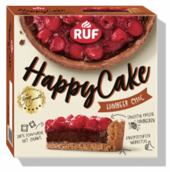 HappyCake Framboos met Chocolade Taart 6x600 gram