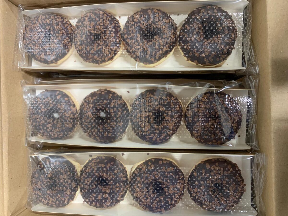 Mini Donuts chocolade 15x4 stuks