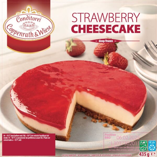 Strawberry Cheesecake 6x435 gram Strawberry Cheesecake 6x435 gram