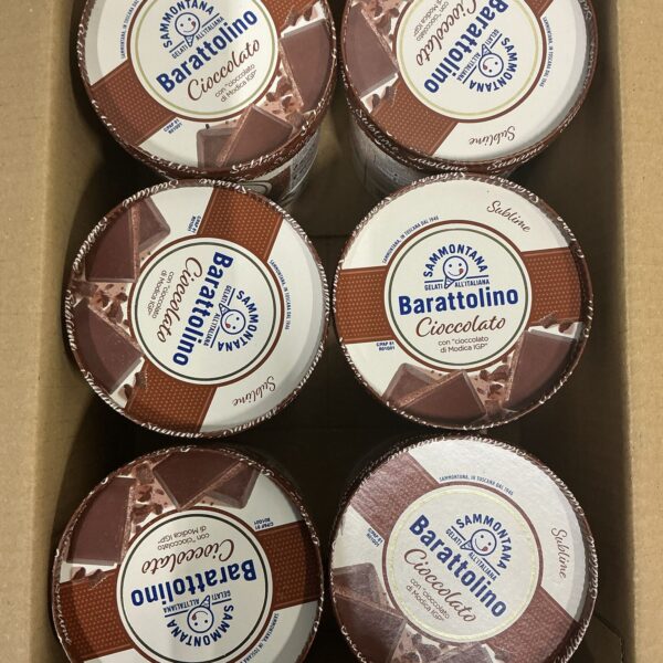 Barattolino Sublime Pure Chocolade IJsbeker 6x450 ml - Afbeelding 2