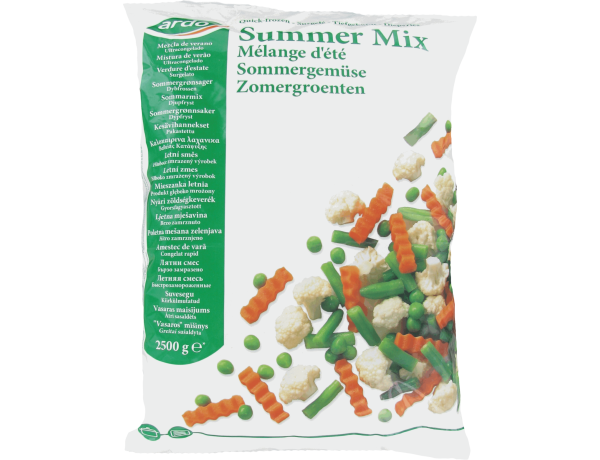 Zomergroenten Ardo 4 x 2,5 kilo Zomergroenten Ardo 4 x 2,5 kilo