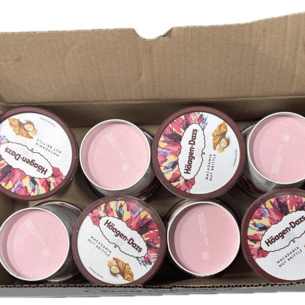 Häagen-Dazs Macadamia Nut Brittle ijsbekers 8x460 ml