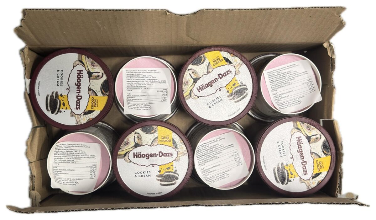 Häagen-Dazs Cookies & Cream ijsbekers 8x460 ml