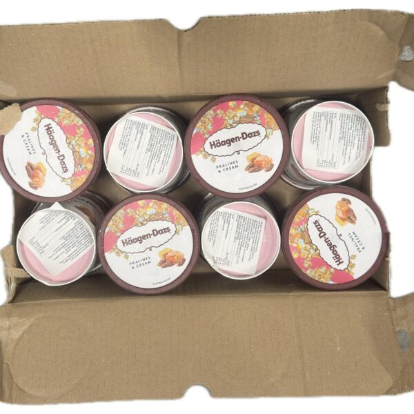 Häagen-Dazs Pralines & Cream ijsbekers 8x460 ml - Afbeelding 2