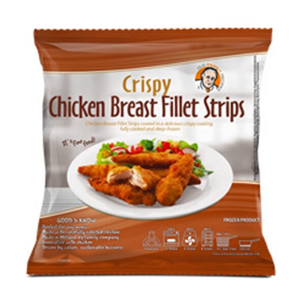 kipfilet crispy breaded breast fillet strips 4x1 kilo kipfilet crispy breaded breast fillet strips 4x1 kilo
