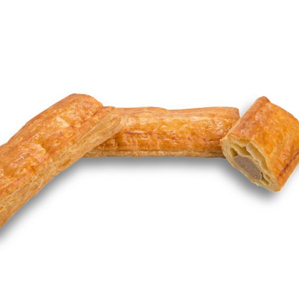 Roomboter Saucijzenbroodje Bake Off 150g – doos 40 stuks | Diepvries