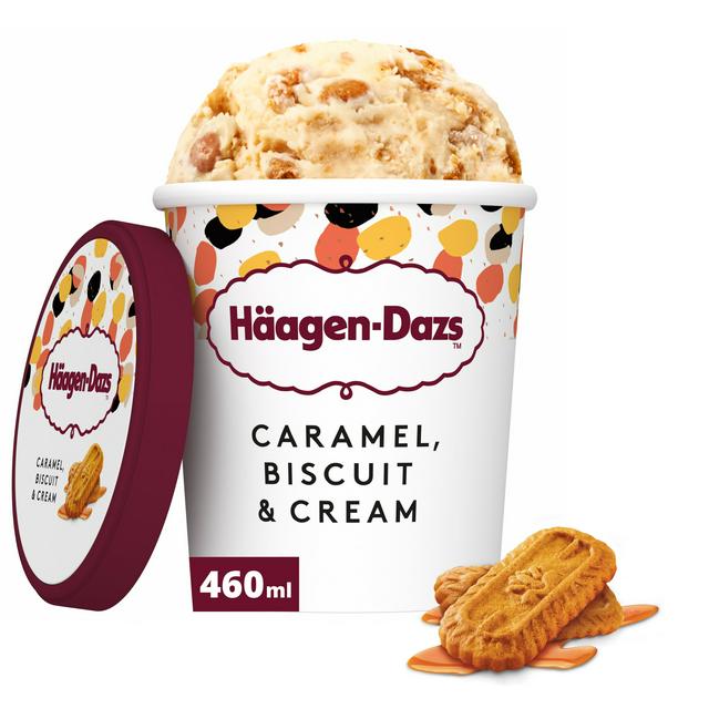 Häagen-Dazs Caramel Biscuit & Cream 8 x 460 ml | Diepvries