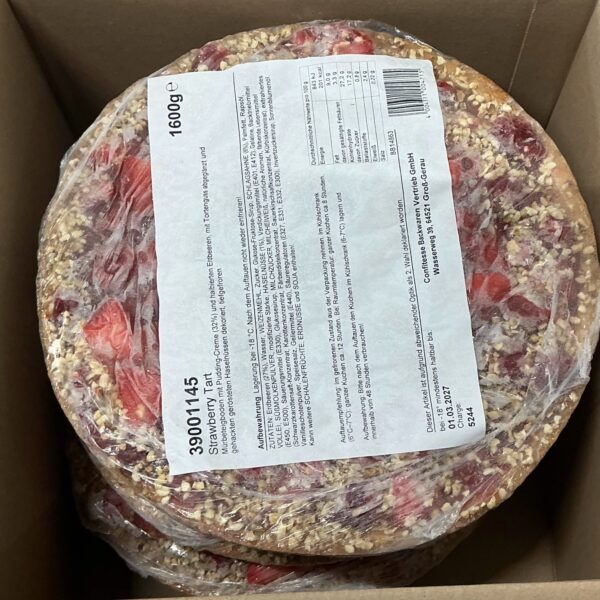 Strawberry Taart 5 st. a 1600 gram