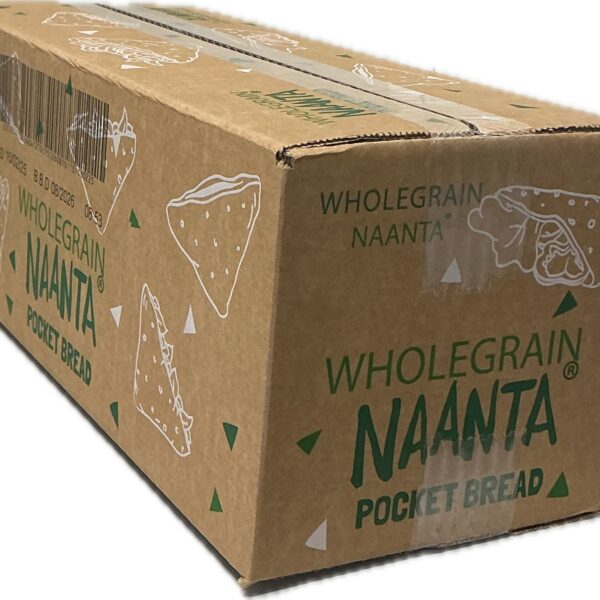 Naanta Pocket Bread (Volkoren Naanbrood) 30 st a 80 gram 4 Naanta Pocket Bread (Volkoren Naanbrood) 30 st a 80 gram - Afbeelding 4
