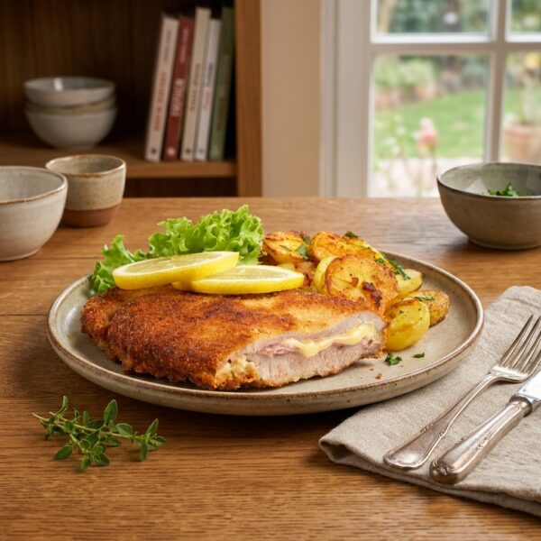 Gehakt Cordonbleu Voorgefrituurd 10kg.
