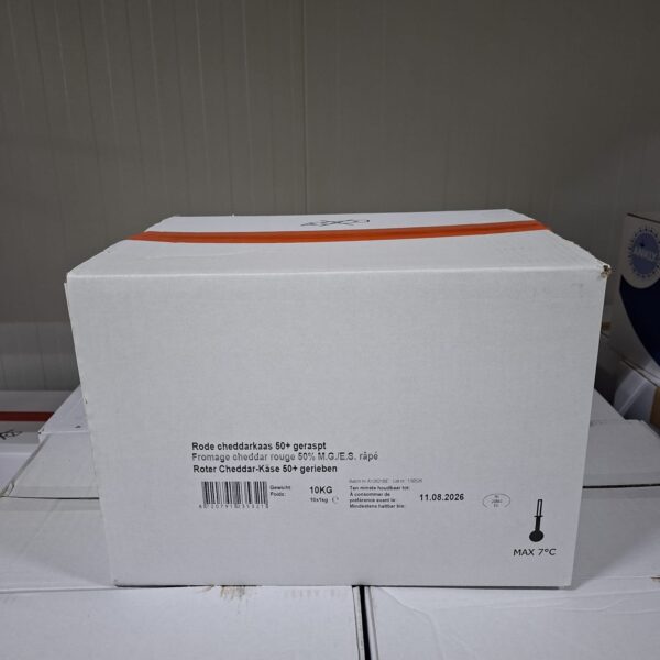 Cheddar geraspt 10 x 1 kg | Vers Cheddar geraspt 10 x 1 kg | Vers
