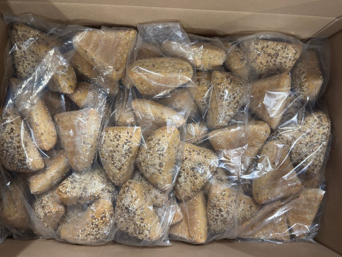 Meerzadenbroodje  driehoek met Soja 50x90 gram