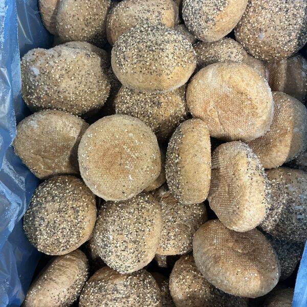 Volkoren Bollen Maanzaad Sesam 60x110 gram