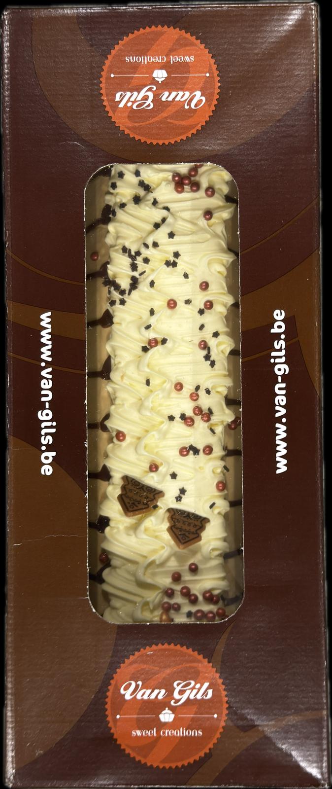 Kerststronk vanille mokka 1500 ml.