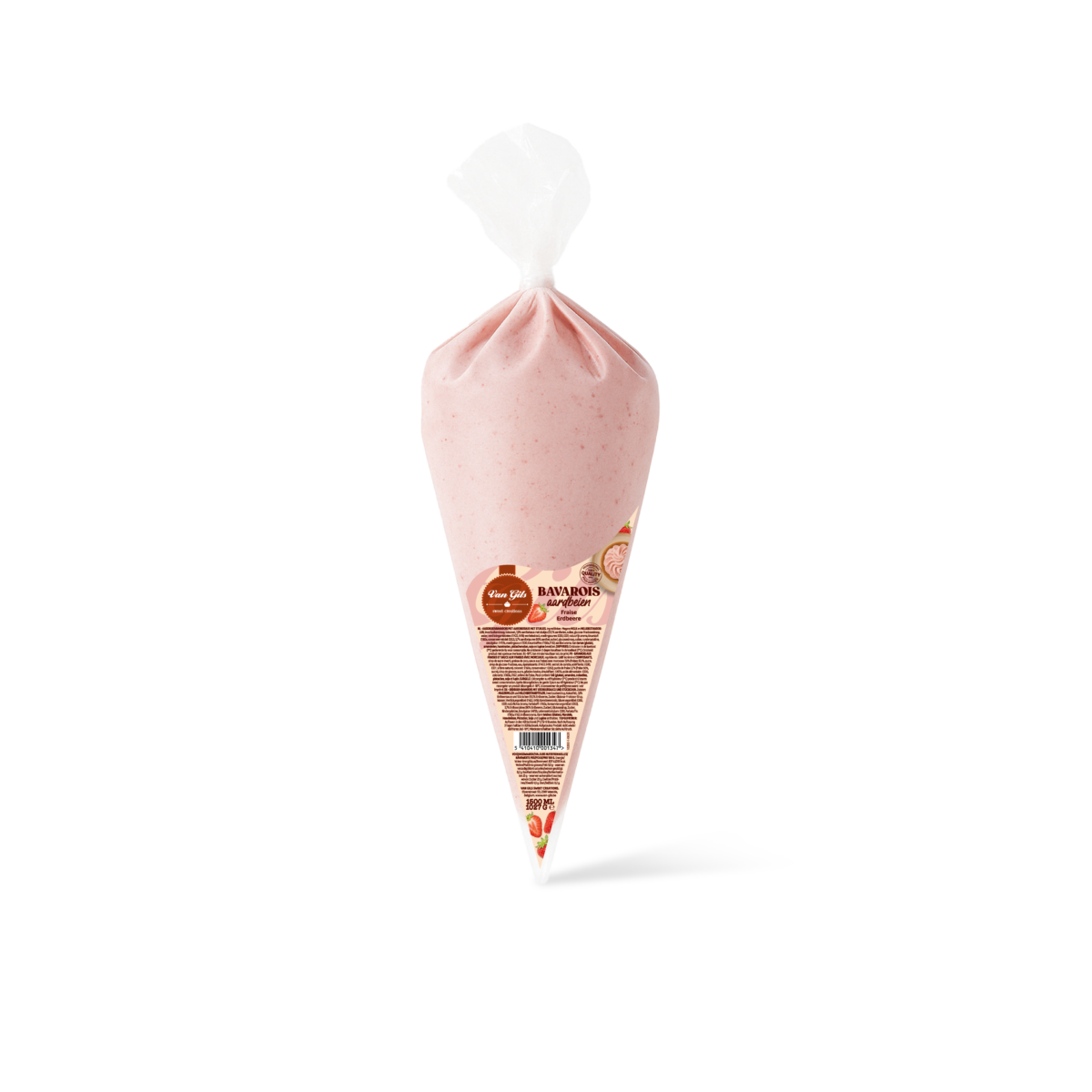 Aardbei Bavarois spuitzakken 4x1500 ml.